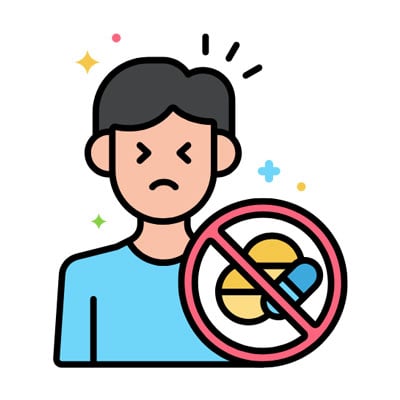 Reduced Withdrawal Symptoms 